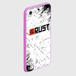 Чехол для iPhone 5/5S матовый RUST брызги красок - фото 2