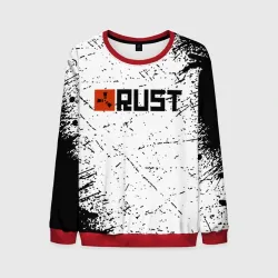 Мужской свитшот 3D RUST брызги красок