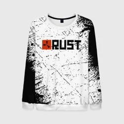 Мужской свитшот 3D RUST брызги красок
