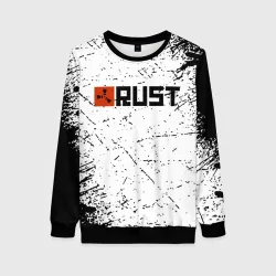 Женский свитшот 3D RUST брызги красок