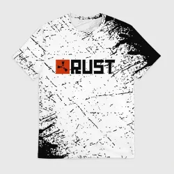 Мужская футболка 3D RUST брызги красок
