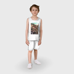 Детская пижама с шортами хлопок Врата Штейна Курису Макисэ - фото 2