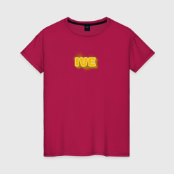 Ive K-pop – Женская футболка хлопок с принтом купить