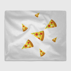 Кусочки пиццы – Плед с принтом купить со скидкой в -14%