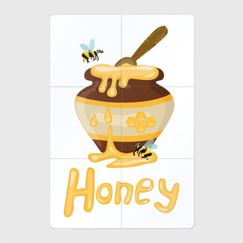 Магнитный плакат 2Х3 Медовый горшочек honey