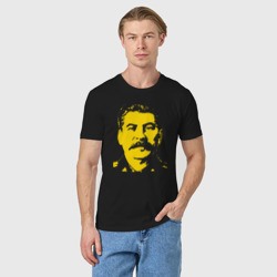Мужская футболка хлопок Yellow Stalin - фото 2