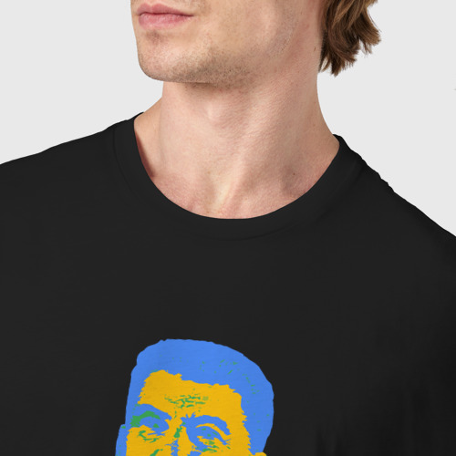 Мужская футболка хлопок Stalin goolag meme, цвет черный - фото 6