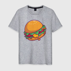 Burger – Мужская футболка хлопок с принтом купить со скидкой в -20%