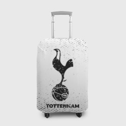 Чехол для чемодана 3D Tottenham с потертостями на светлом фоне