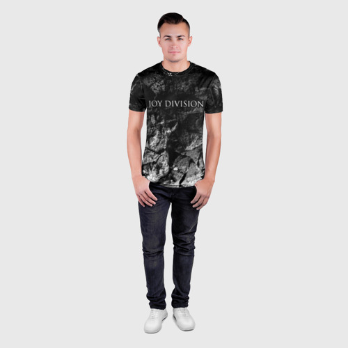 Мужская футболка 3D Slim Joy Division black graphite, цвет 3D печать - фото 4