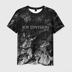 Мужская футболка 3D Joy Division black graphite