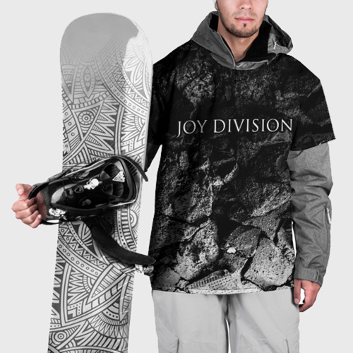 Накидка на куртку 3D Joy Division black graphite, цвет 3D печать