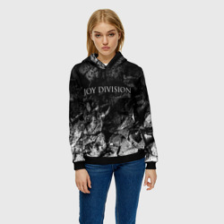 Женская толстовка 3D Joy Division black graphite - фото 2