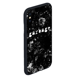 Чехол для iPhone XS Max матовый Garbage black ice - фото 2