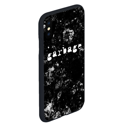 Чехол для iPhone XS Max матовый Garbage black ice - фото 3