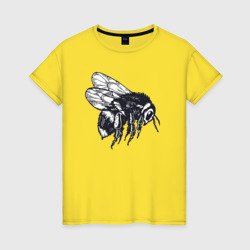 Bee – Женская футболка хлопок с принтом купить со скидкой в -20%