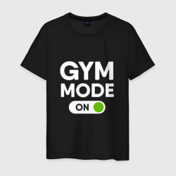 Мужская футболка хлопок Gym mode on