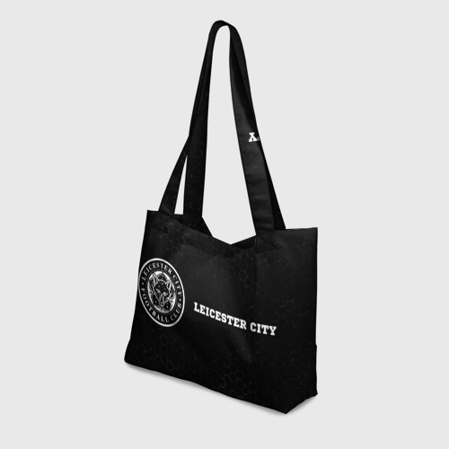 Пляжная сумка 3D Leicester City sport на темном фоне по-горизонтали - фото 3
