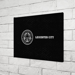 Холст прямоугольный Leicester City sport на темном фоне по-горизонтали - фото 2