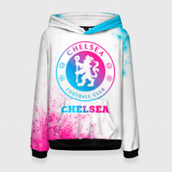 Женская толстовка 3D Chelsea neon gradient style