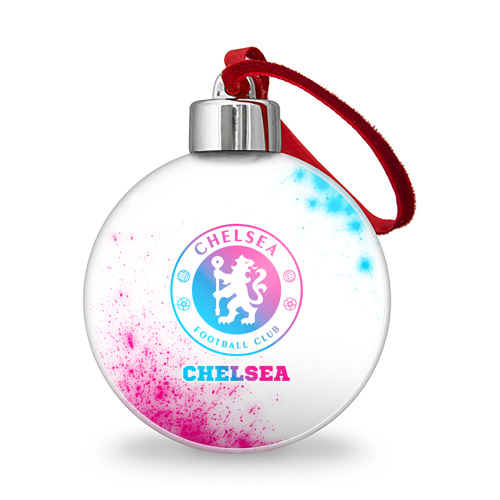 Ёлочный шар Chelsea neon gradient style