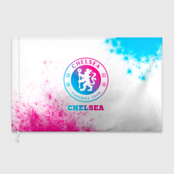 Флаг 3D Chelsea neon gradient style