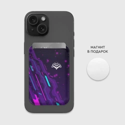 Картхолдер Magsafe магнитный Warframe neon gaming - фото 2
