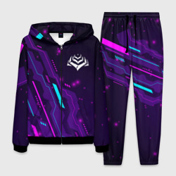 Мужской костюм 3D Warframe neon gaming