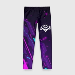 Детские леггинсы 3D Warframe neon gaming