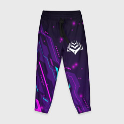 Детские брюки 3D Warframe neon gaming