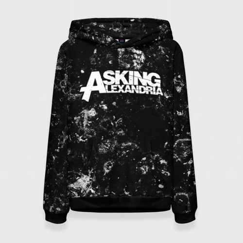 Женская толстовка 3D Asking Alexandria black ice, цвет 3D печать