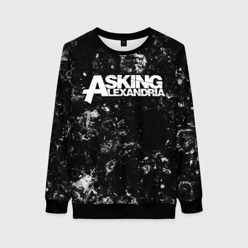 Женский свитшот 3D Asking Alexandria black ice, цвет 3D печать