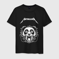 Metallica rock panda – Футболка из хлопка с принтом купить со скидкой в -20%