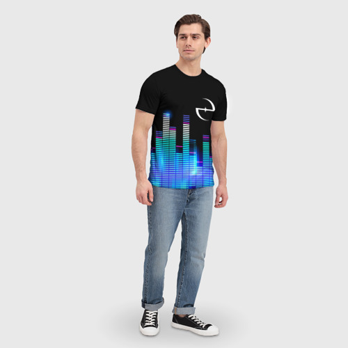 Мужская футболка 3D Evanescence эквалайзер, цвет 3D печать - фото 5