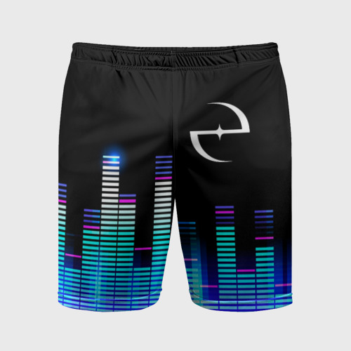Мужские шорты спортивные Evanescence эквалайзер, цвет 3D печать