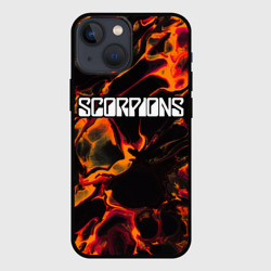 Чехол для iPhone 13 mini Scorpions red lava