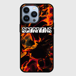 Чехол для iPhone 13 Pro Scorpions red lava