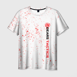 Gears of War красные брызги – Мужская футболка 3D с принтом купить со скидкой в -26%