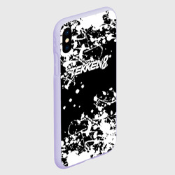 Чехол для iPhone XS Max матовый Tekken 8 брызги белых красок  - фото 2