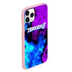 Чехол для iPhone 11 Pro матовый Tekken 8 неоновый огонь - фото 2