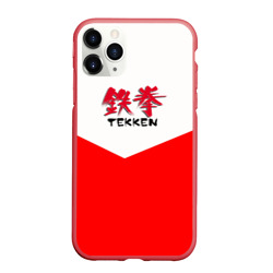 Чехол для iPhone 11 Pro Max матовый Tekken текстура файтинг япония