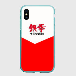 Чехол для iPhone XS Max матовый Tekken текстура файтинг япония