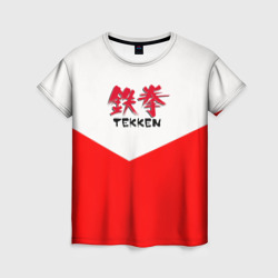 Женская футболка 3D Tekken текстура файтинг япония