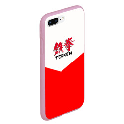 Чехол для iPhone 7Plus/8 Plus матовый Tekken текстура файтинг япония - фото 2