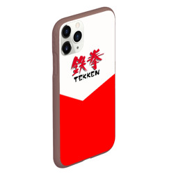 Чехол для iPhone 11 Pro матовый Tekken текстура файтинг япония - фото 2