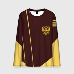 Мужской лонгслив 3D Россия спорт стиль ссср