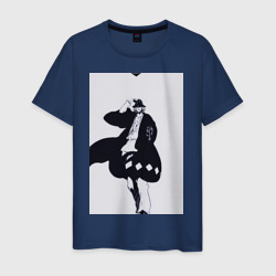 Блич Кисуке Урахара – Мужская футболка хлопок с принтом купить со скидкой в -20%