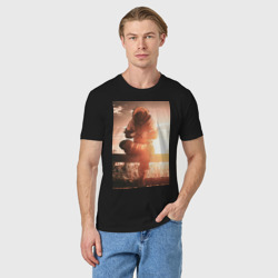 Мужская футболка хлопок Сага о Винланде Торфинн в поле - фото 2
