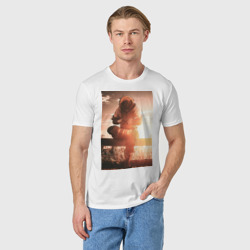 Мужская футболка хлопок Сага о Винланде Торфинн в поле - фото 2