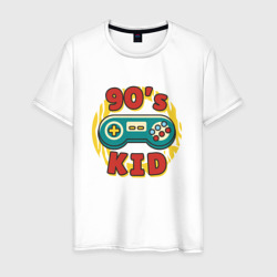 Геймер 90-х – Мужская футболка хлопок с принтом купить со скидкой в -20%